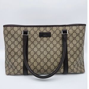 Authentic Gucci GG Supreme Tote Vintage #4263M